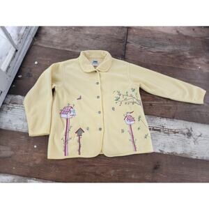 Vintage Birdhouse Sweater Size Large